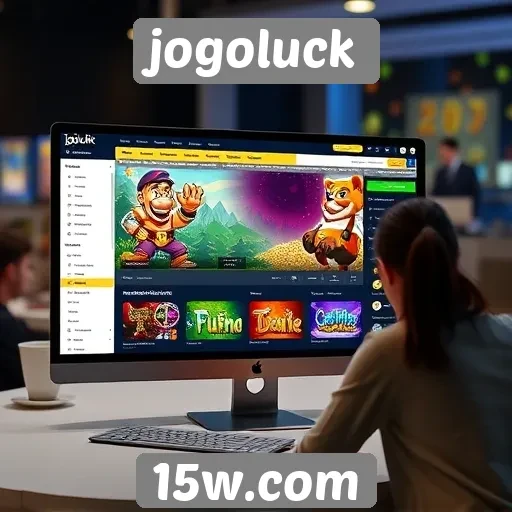 Análise da interface do usuário do site jogoluck